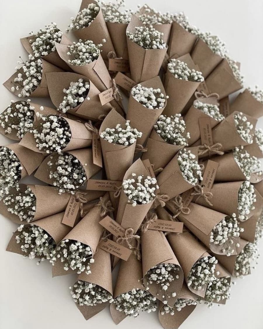 Baby Breath Wedding Favors (Set of 10) — Handcrafted by Bloom & Beyond