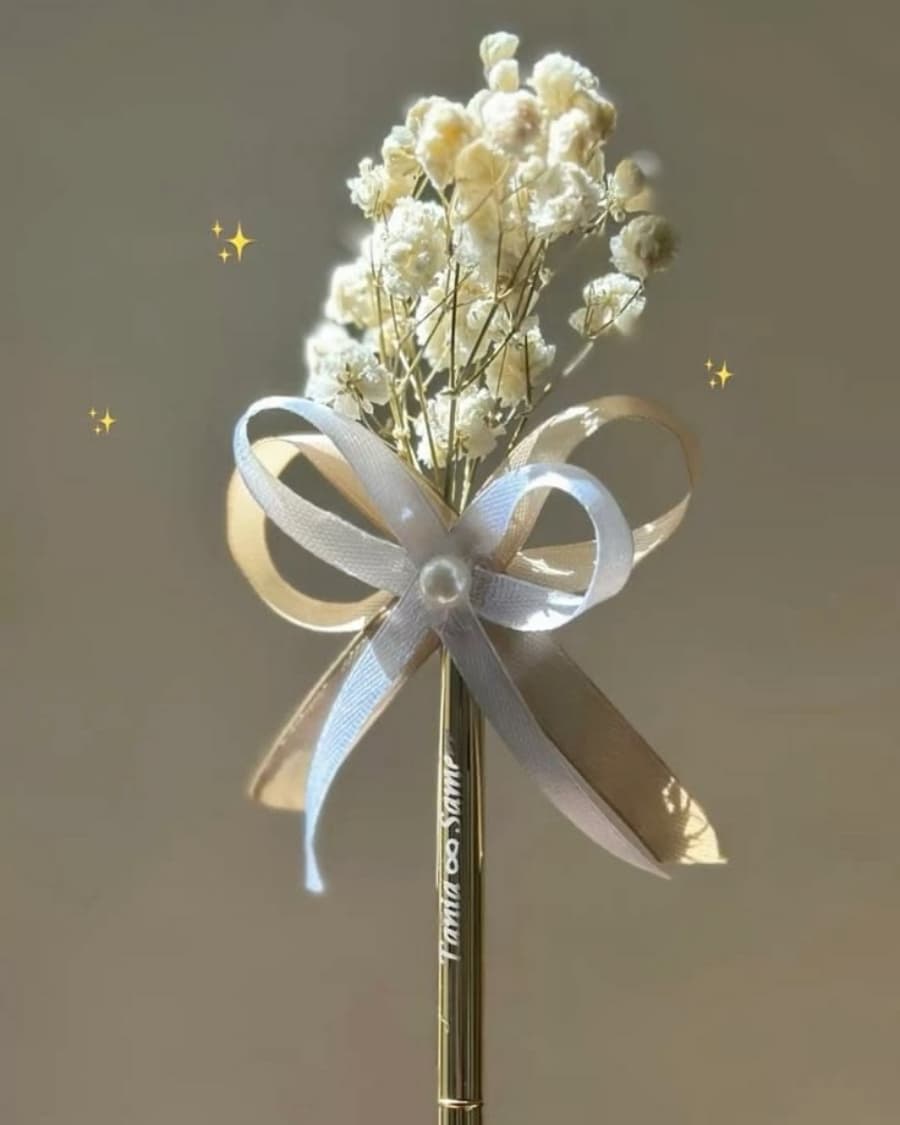 Decorated Nikkah Pen — Handcrafted by Bloom & Beyond
