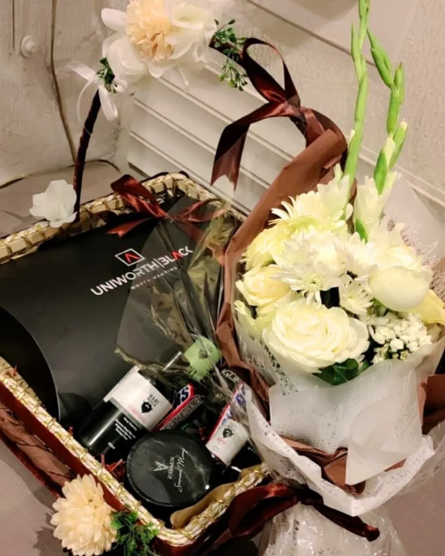 A premium corporate gift set for client appreciation and team celebrations — handcrafted by Bloom & Beyond in Lahore