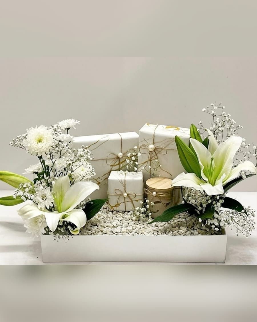 Lily & Rose Arrangement — Handcrafted by Bloom & Beyond in Lahore